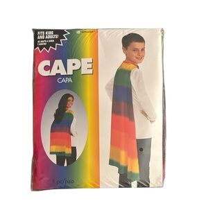 Colorful Rainbow Cape by Amscan